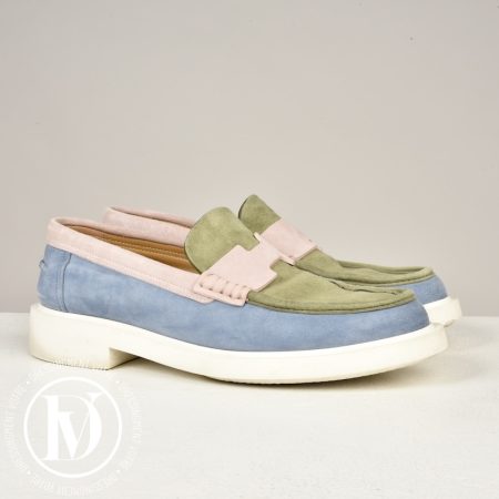Mocassins Guillaume en suède multicolore p.40 - Hermès