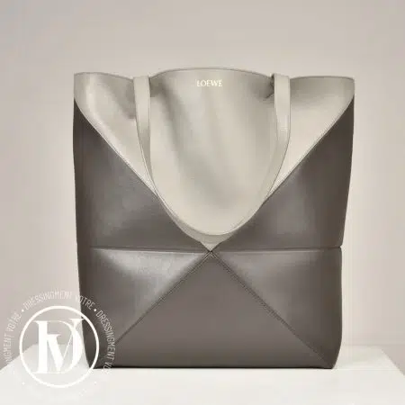 Cabas Puzzle XL en cuir bicolore - Loewe
