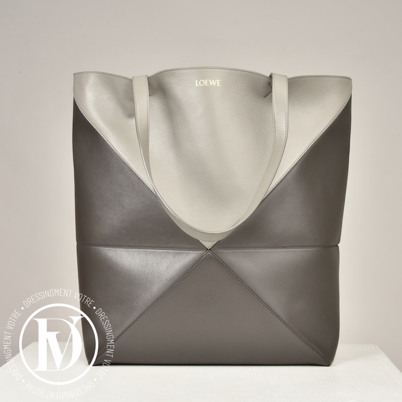 Cabas Puzzle XL en cuir bicolore - Loewe Dressingment Votre