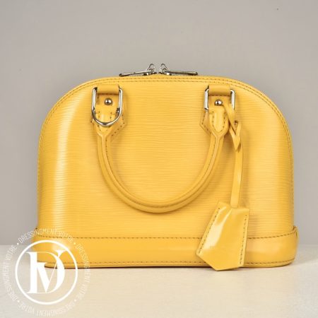 Sac BB Alma en cuir épi jaune - Louis Vuitton