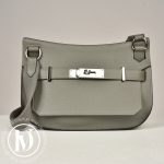 Mini Jypsiere en cuir Evercolor Gris Meyer - Hermès Dressingment Votre
