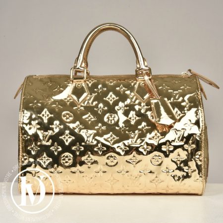 Sac Speedy 35 monogram miroir doré - Louis Vuitton