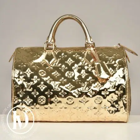 Sac Speedy 35 monogram miroir doré - Louis Vuitton