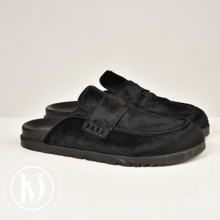 Mules Go veau façon poulain p.38 - Hermès