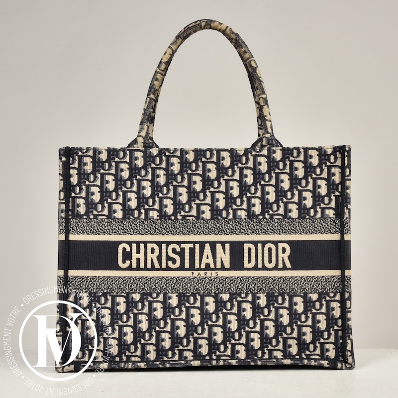 Tote Book médium toile DiorOblique - Dior Dressingment Votre