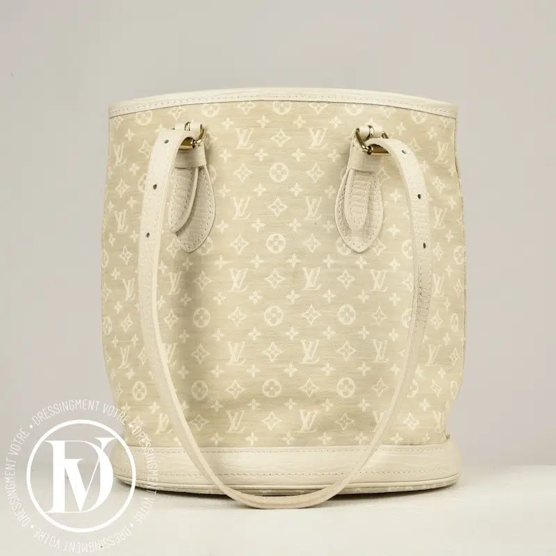 Sac Bucket PM en coton - Louis Vuitton site seconde main de luxe,friperie de luxe,marque de luxe pas cher,seconde main vetement de luxe,friperie haut de gamme en ligne Sac Bucket PM en coton - Louis Vuitton Dressingment Votre