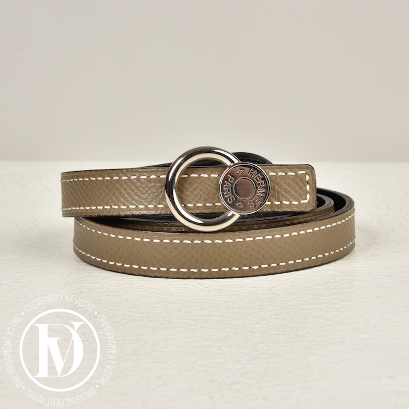 Ceinture reversible Clou de Selle t.70 - Hermès Dressingment Votre