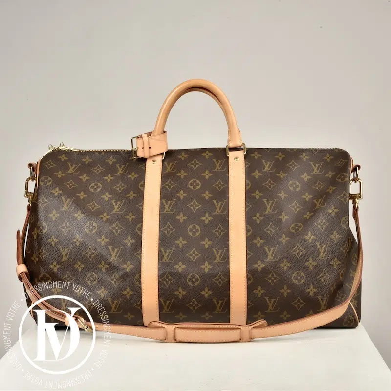 Sac Keepall 50 band. toile monogram - Louis Vuitton site seconde main de luxe,friperie de luxe,marque de luxe pas cher,seconde main vetement de luxe,friperie haut de gamme en ligne Sac Keepall 50 band. toile monogram - Louis Vuitton Dressingment Votre