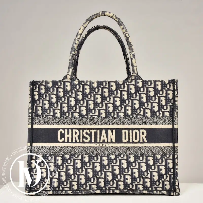 Book Tote médium toile DiorOblique - Dior Book Tote médium toile DiorOblique - Dior