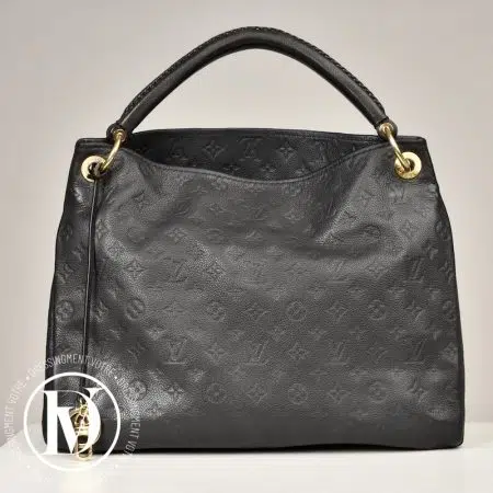 Cabas Artsy MM monogram empreinte bleu - Louis Vuitton