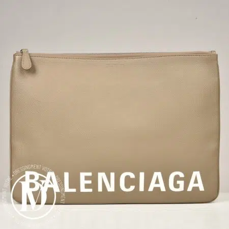 Grande pochette en cuir - Balenciaga