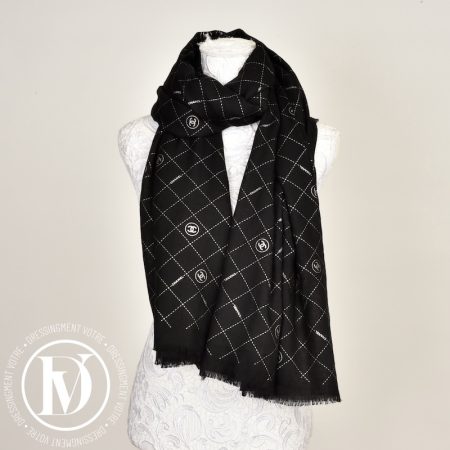 Grande étole à logo - Chanel Dressingment Votre