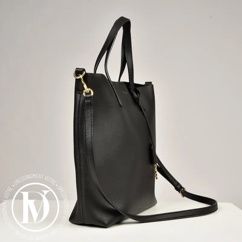 Sac Toy Shopping en cuir noir - Saint Laurent Sac Toy Shopping en cuir noir - Saint Laurent – Image 3