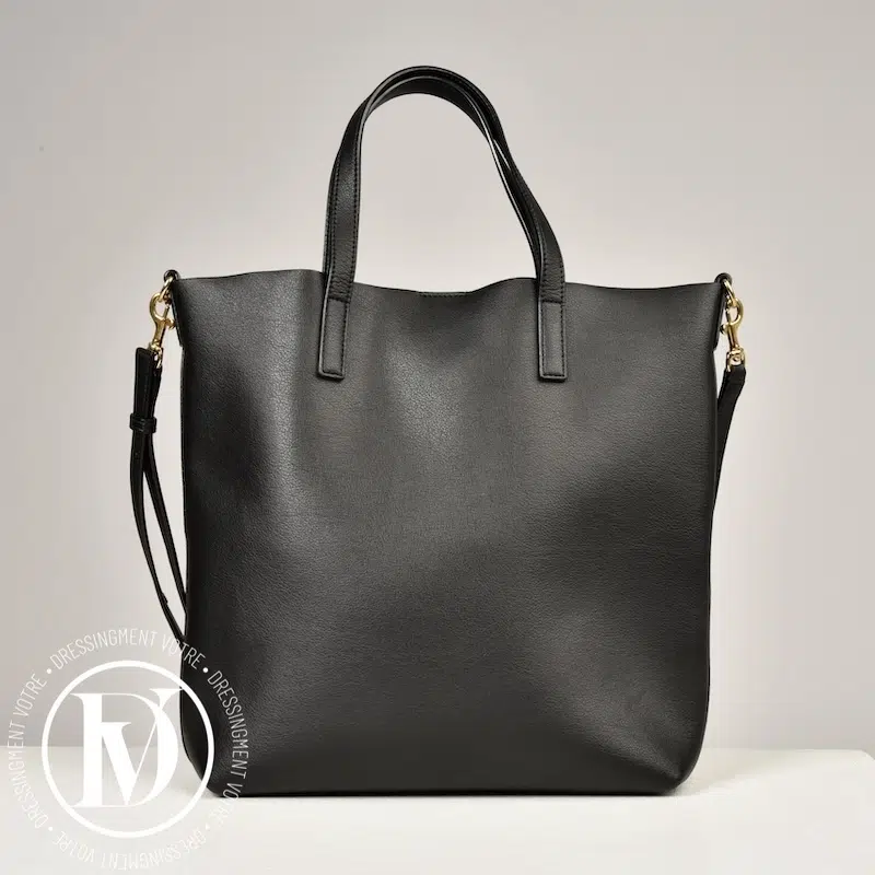 Sac Toy Shopping en cuir noir - Saint Laurent Sac Toy Shopping en cuir noir - Saint Laurent – Image 4