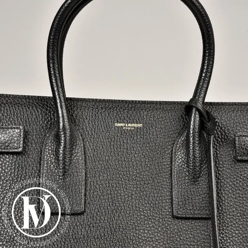 Sac de jour GM en cuir grainé noir - Saint Laurent Sac de jour GM en cuir grainé noir - Saint Laurent – Image 4