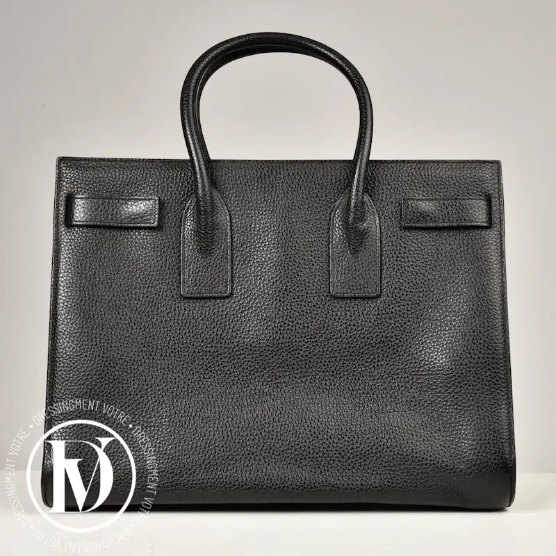 Sac de jour GM en cuir grainé noir - Saint Laurent Sac de jour GM en cuir grainé noir - Saint Laurent – Image 3