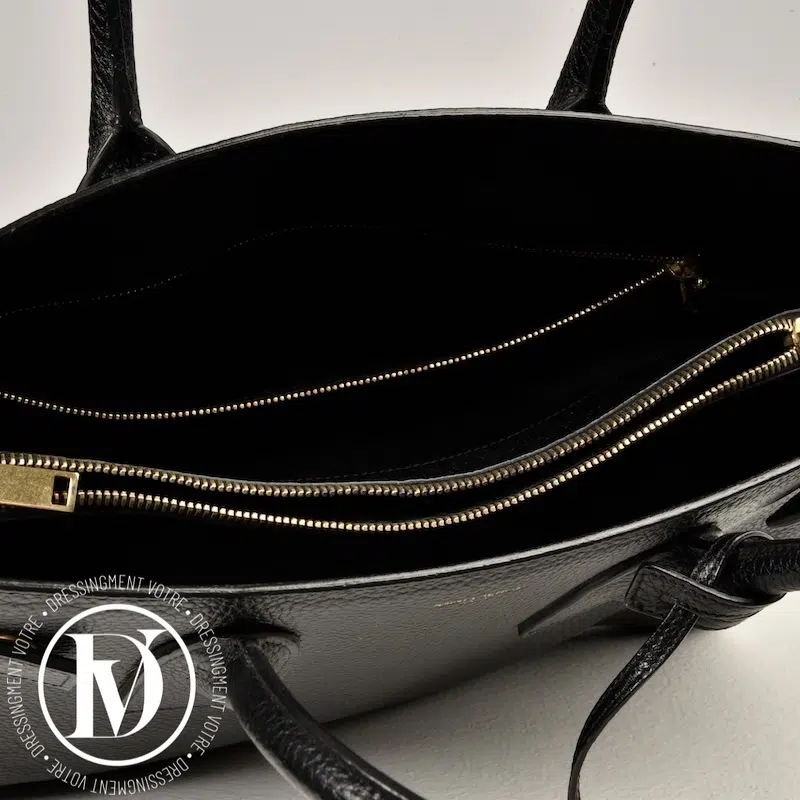 Sac de jour GM en cuir grainé noir - Saint Laurent Sac de jour GM en cuir grainé noir - Saint Laurent – Image 7