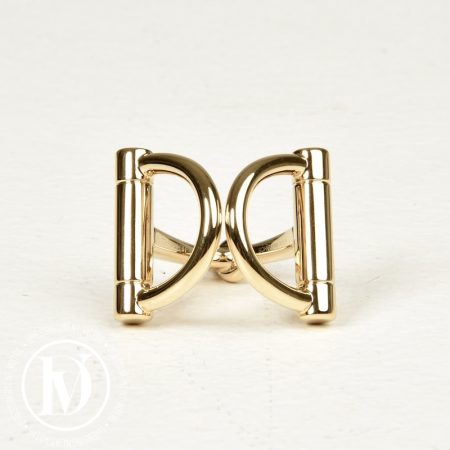 Anneau de carré Double D permabrass - Hermès Dressingment Votre