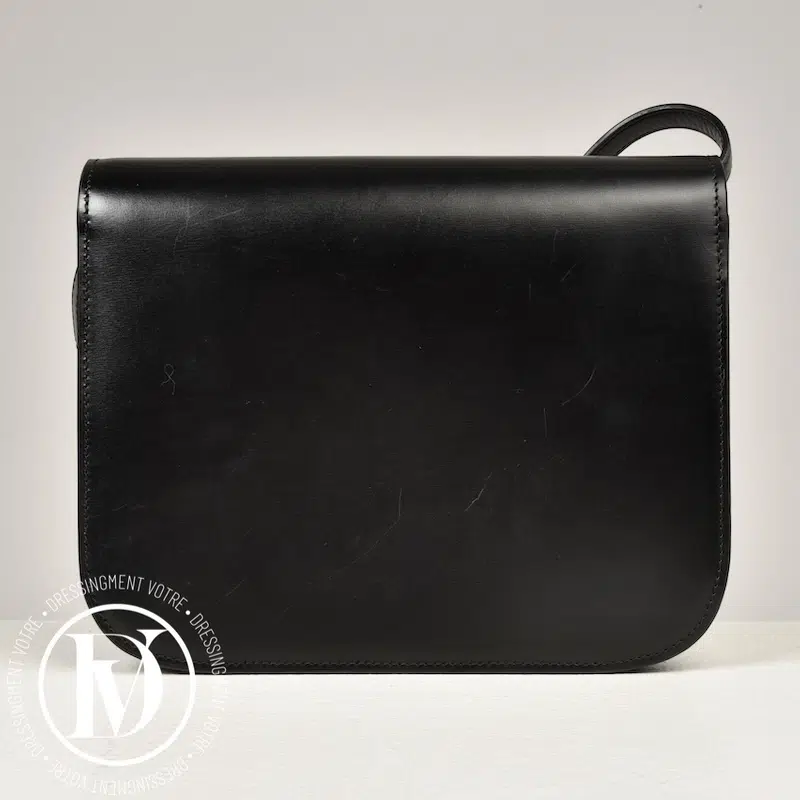 Sac Classic Box médium en cuir noir - Céline Sac Classic Box médium en cuir noir - Céline – Image 4
