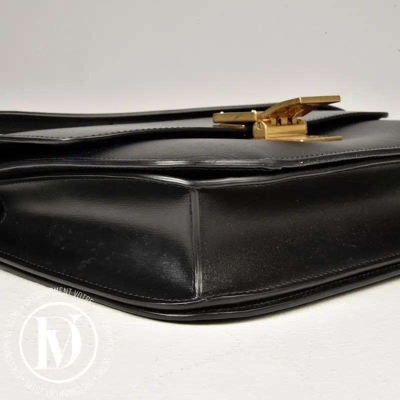 Sac Classic Box médium en cuir noir - Céline Sac Classic Box médium en cuir noir - Céline – Image 5