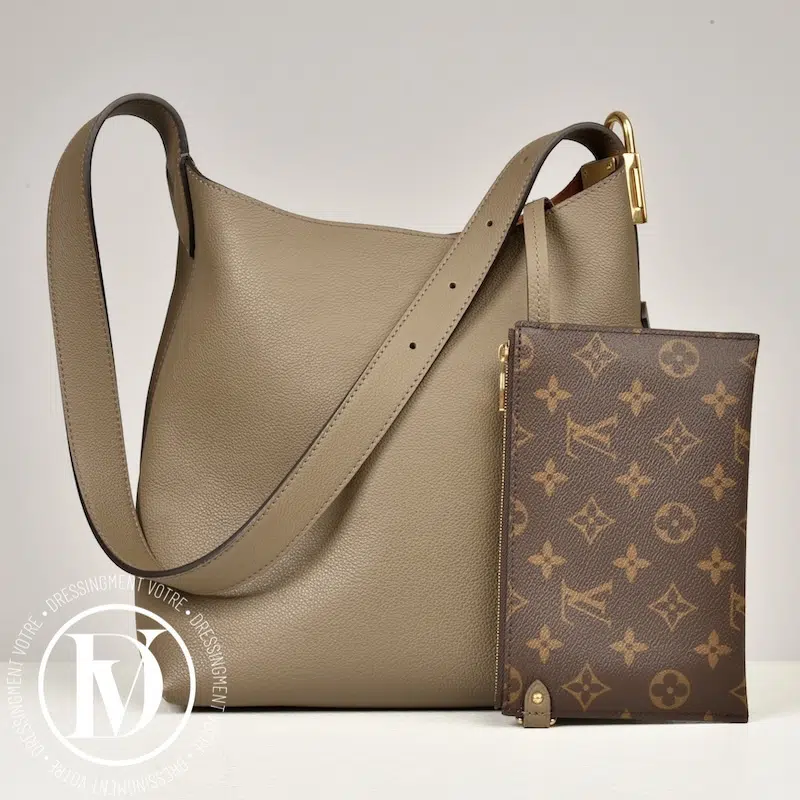 Sac Hobo PM en cuir smoke - Louis Vuitton Sac Hobo PM en cuir smoke - Louis Vuitton – Image 3