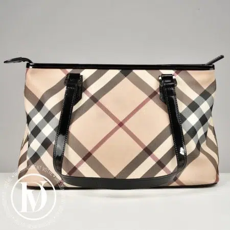 Sac cabas toile Check - Burberry