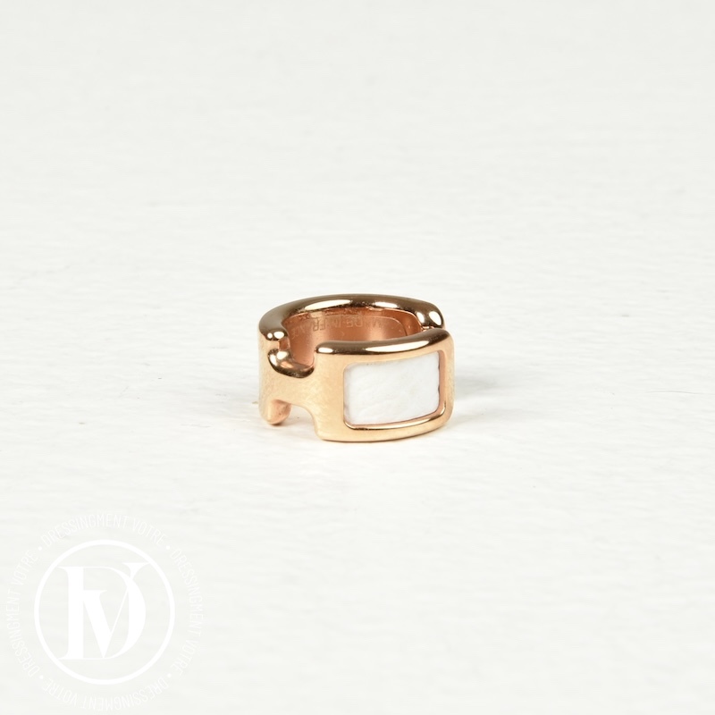 Bijou d'oreille Olympe PM blanc - Hermès Bijou d'oreille Olympe PM blanc - Hermès – Image 3