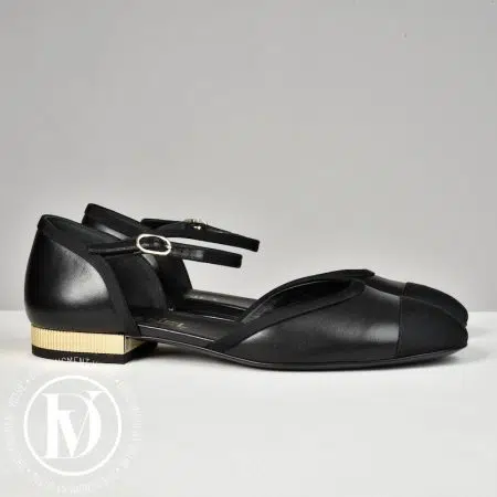 Accueil site seconde main de luxe,friperie de luxe,marque de luxe pas cher,seconde main vetement de luxe,friperie haut de gamme en ligne Ballerines Mary Jane en cuir noir p.37 - Chanel