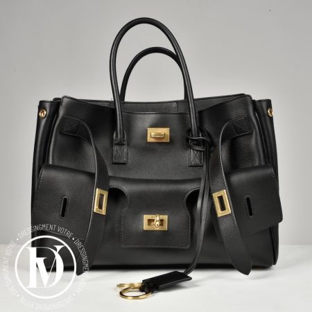 Sac Carry All Bel Air small en cuir noir - Balenciaga