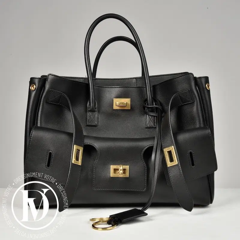 Sac Carry All Bel Air small en cuir noir - Balenciaga Sac Carry All Bel Air small en cuir noir - Balenciaga