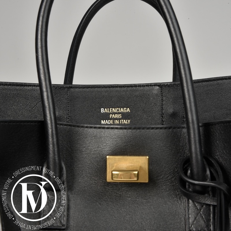 Sac Carry All Bel Air small en cuir noir - Balenciaga Sac Carry All Bel Air small en cuir noir - Balenciaga – Image 3