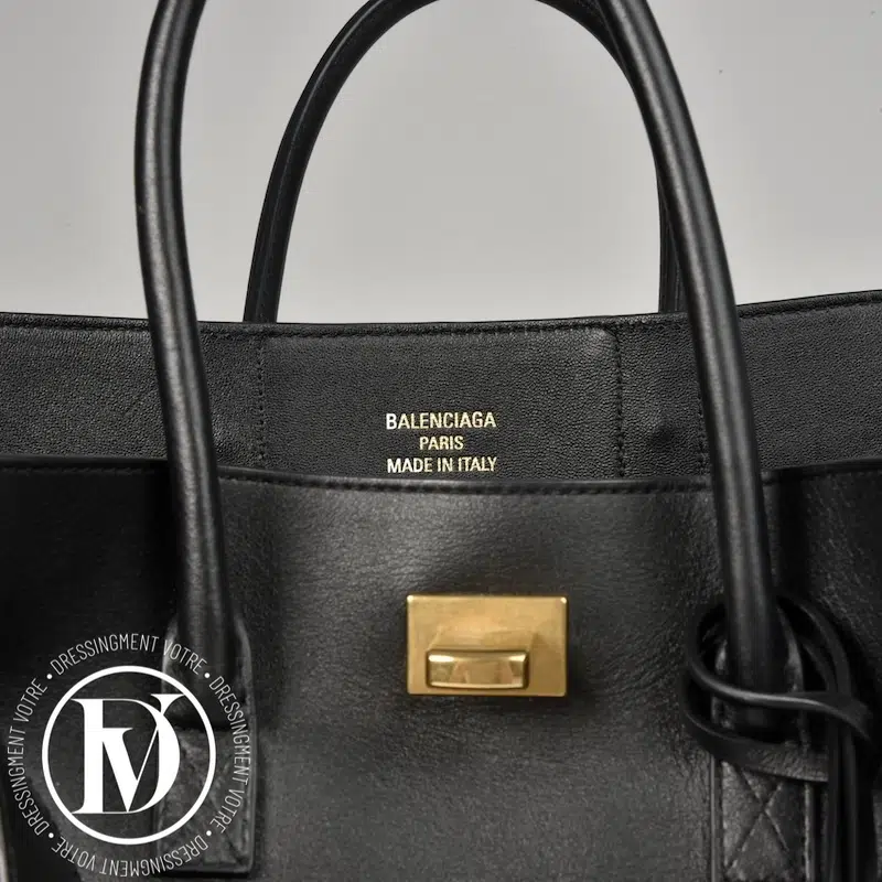 Sac Carry All Bel Air small en cuir noir - Balenciaga Sac Carry All Bel Air small en cuir noir - Balenciaga – Image 3