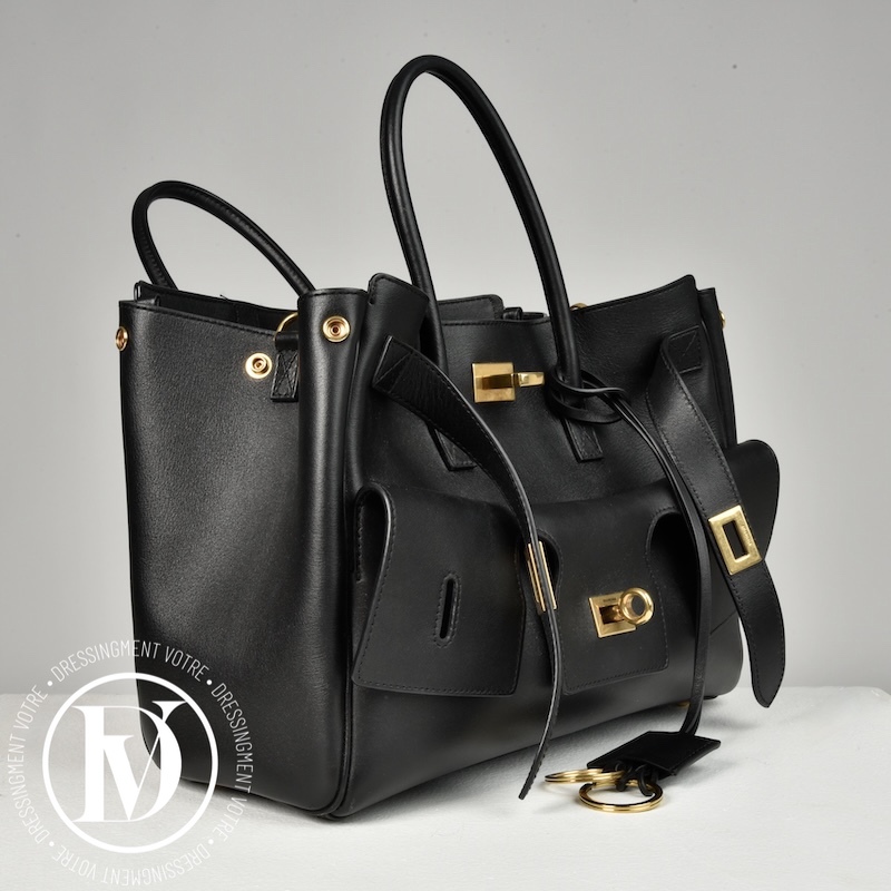 Sac Carry All Bel Air small en cuir noir - Balenciaga Sac Carry All Bel Air small en cuir noir - Balenciaga – Image 2