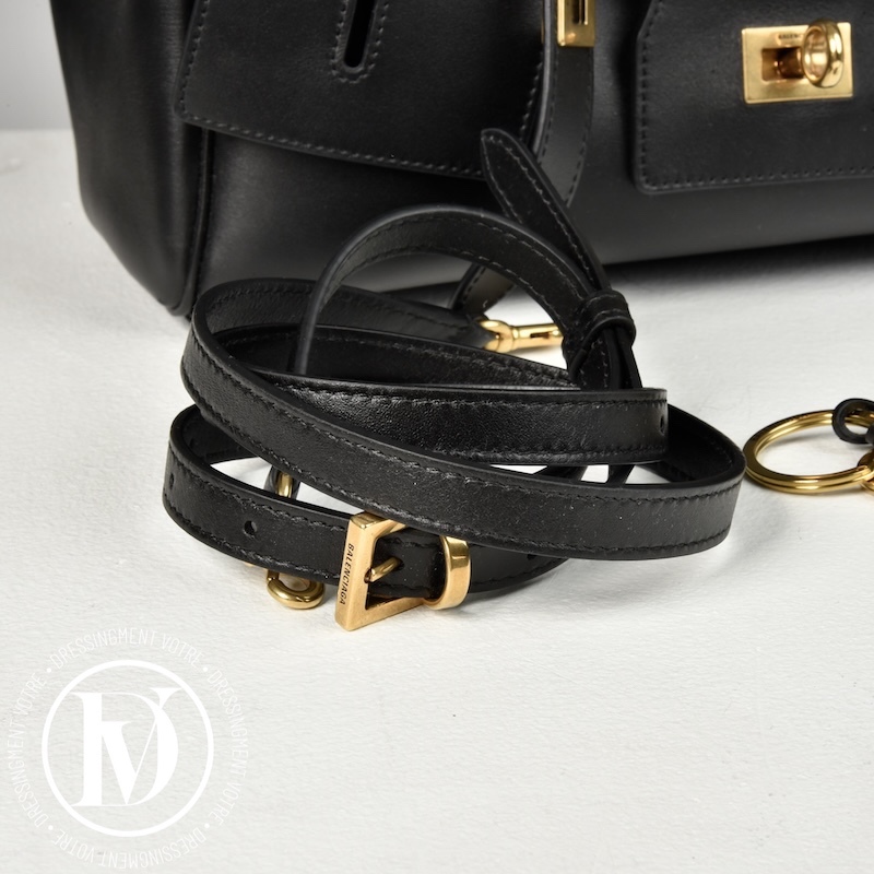 Sac Carry All Bel Air small en cuir noir - Balenciaga Sac Carry All Bel Air small en cuir noir - Balenciaga – Image 7