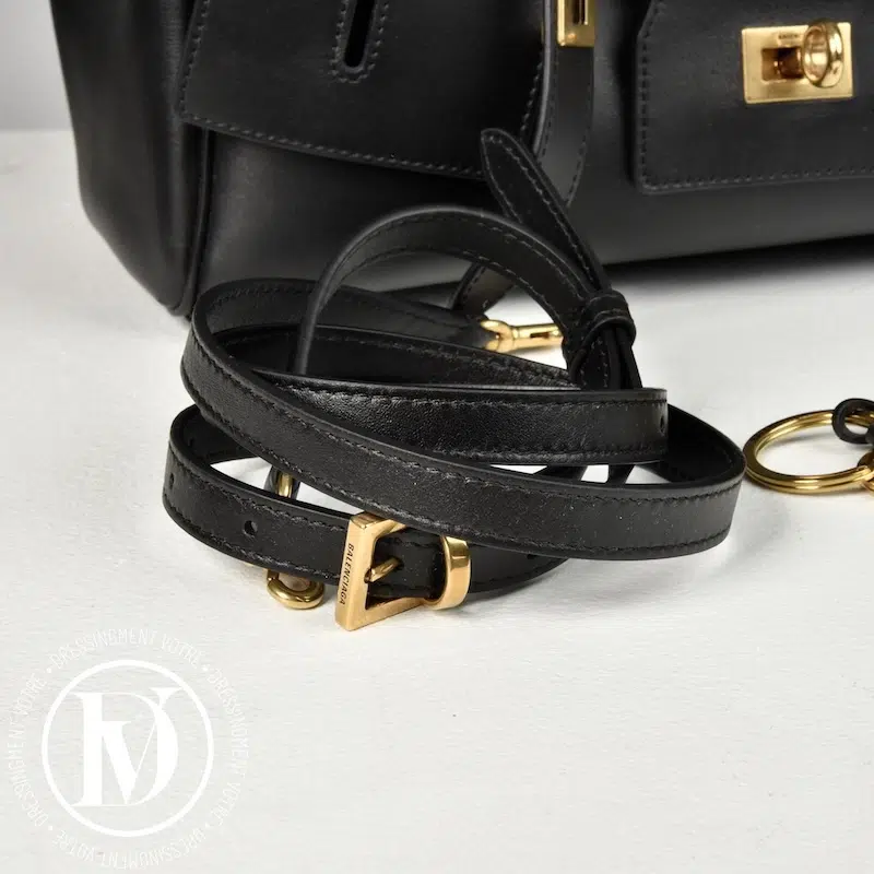 Sac Carry All Bel Air small en cuir noir - Balenciaga Sac Carry All Bel Air small en cuir noir - Balenciaga – Image 7