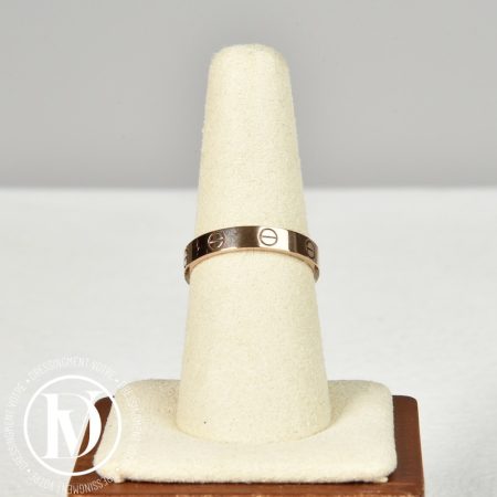 Bague Love petit modèle en or rose t.57 - Cartier Dressingment Votre