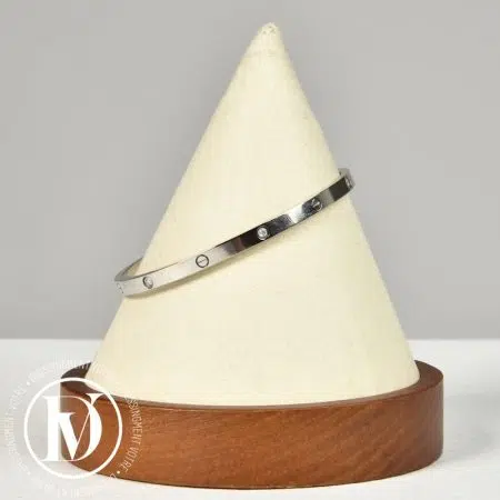 Accueil site seconde main de luxe,friperie de luxe,marque de luxe pas cher,seconde main vetement de luxe,friperie haut de gamme en ligne Bracelet Love 6 diamants PM en or gris - Cartier