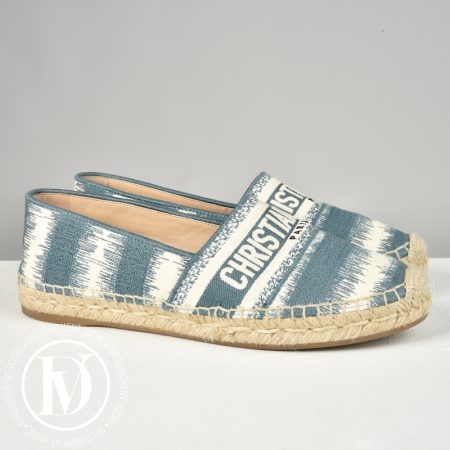 Espadrilles Granville en coton bleu p.38 - Dior Dressingment Votre