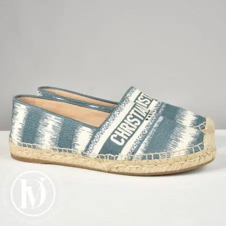 Espadrilles Granville en coton bleu p.38 - Dior