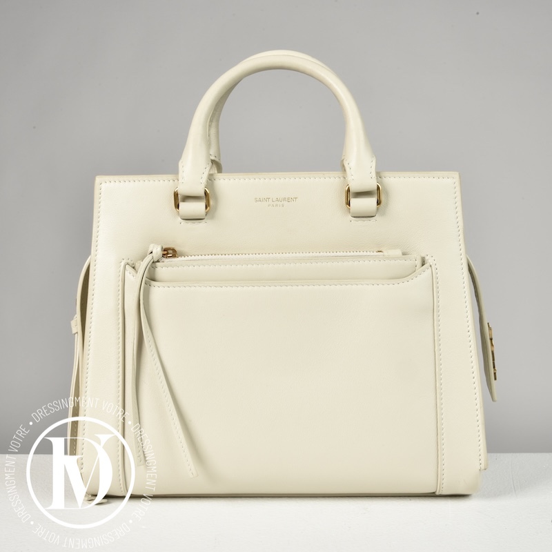 Sac East West en cuir crème - Saint Laurent Sac East West en cuir crème - Saint Laurent