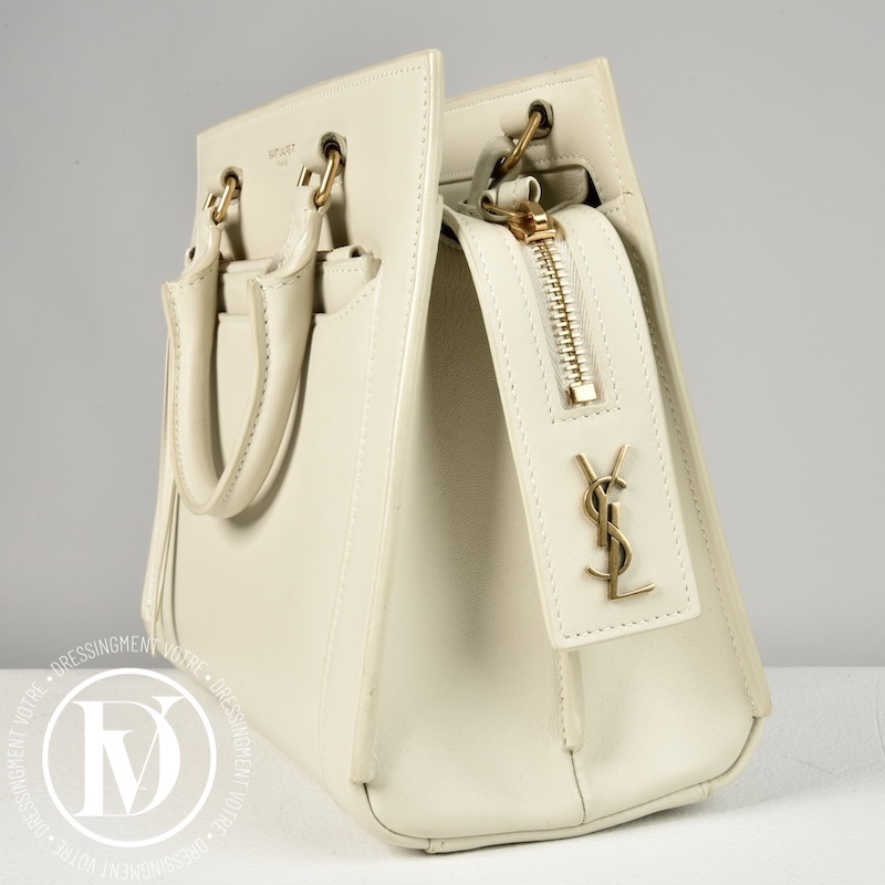 Sac East West en cuir crème - Saint Laurent Sac East West en cuir crème - Saint Laurent – Image 5