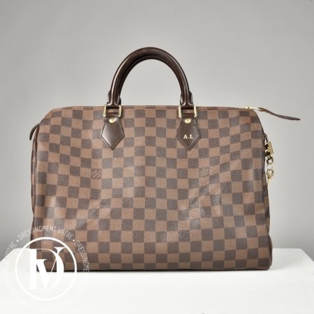 Sac Speedy 35 en toile damier ébène - Louis Vuitton Dressingment Votre