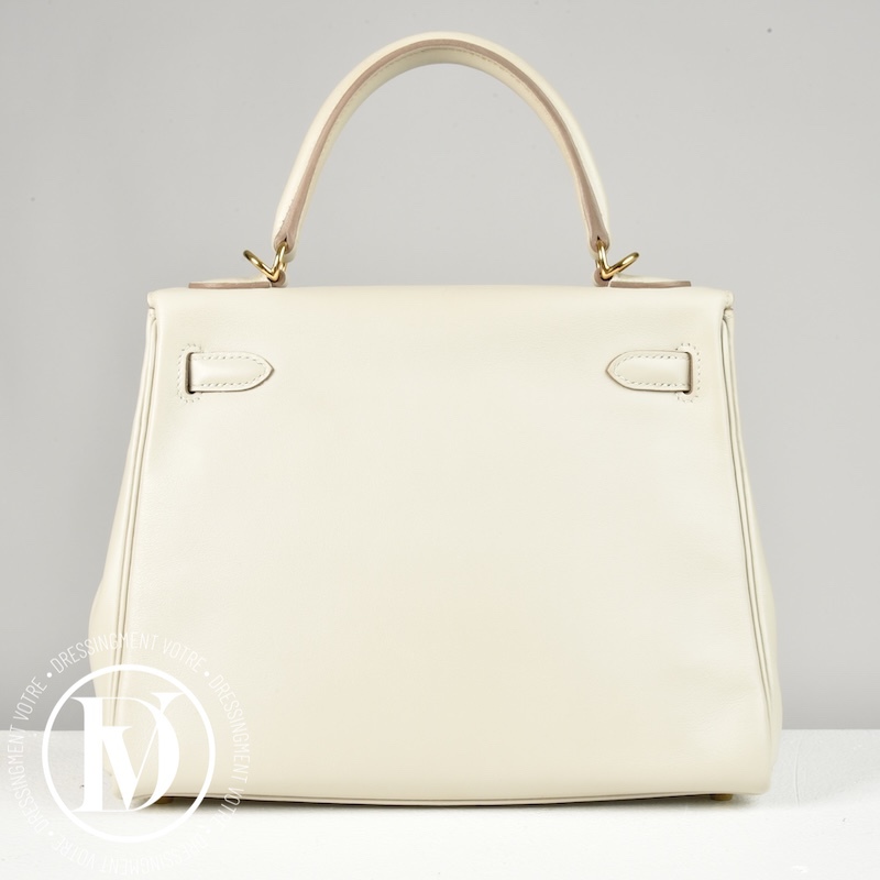 Sac Kelly 25 Swift Gris Perle - Hermès Sac Kelly 25 Swift Gris Perle - Hermès – Image 2