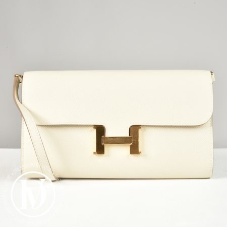 Constance to Go en cuir Epsom Craie - Hermès Dressingment Votre