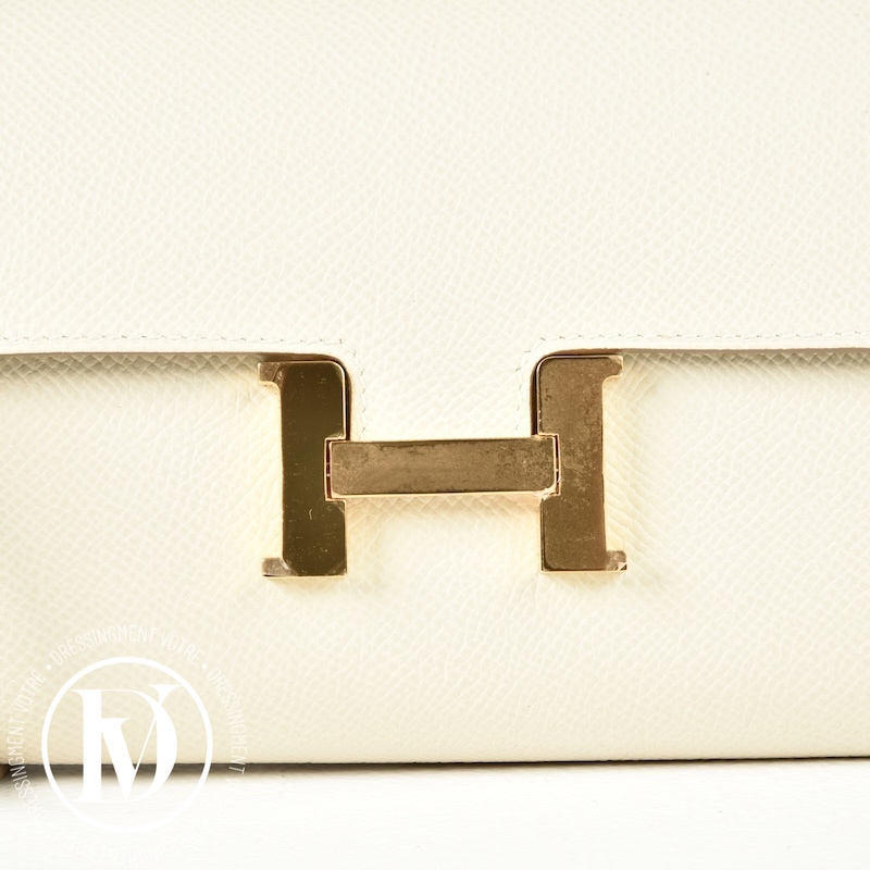 Constance to Go en cuir Epsom Craie - Hermès Constance to Go en cuir Epsom Craie - Hermès – Image 4