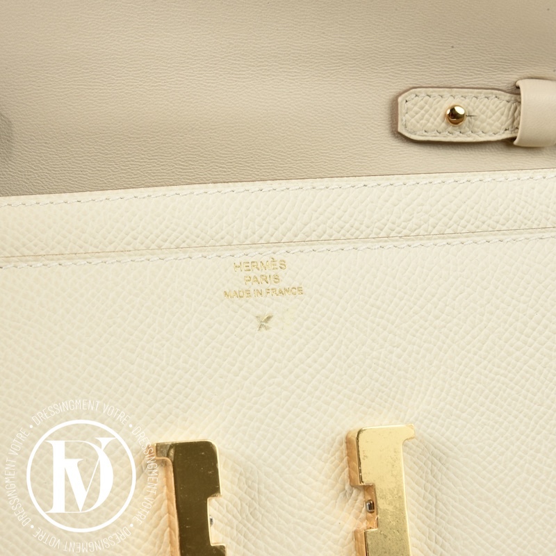 Constance to Go en cuir Epsom Craie - Hermès Constance to Go en cuir Epsom Craie - Hermès – Image 9