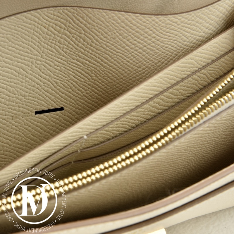 Constance to Go en cuir Epsom Craie - Hermès Constance to Go en cuir Epsom Craie - Hermès – Image 12