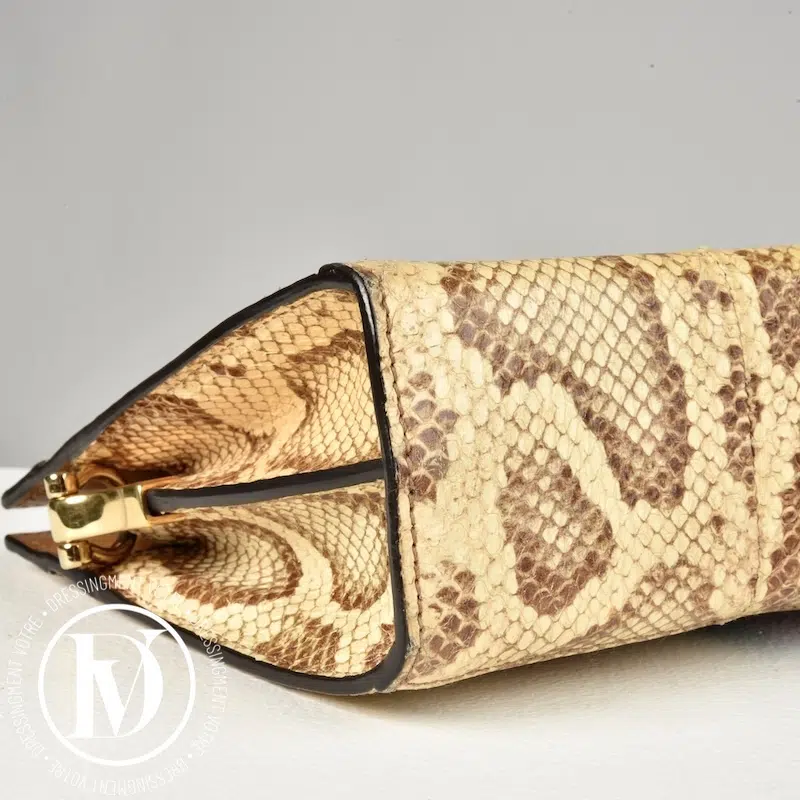 Sac Ophidia en raphia et python - Gucci Sac Ophidia en raphia et python - Gucci – Image 6