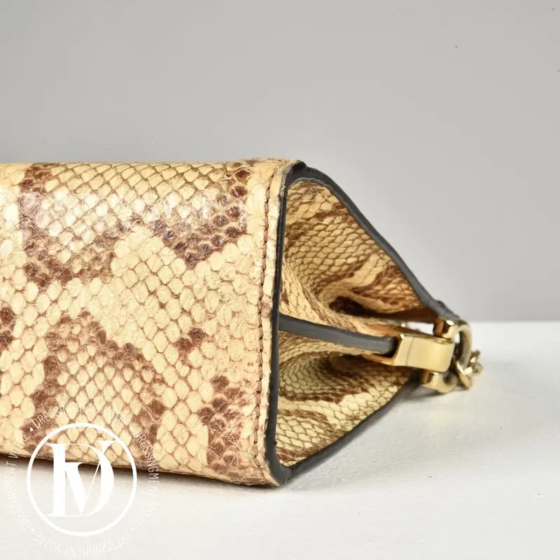 Sac Ophidia en raphia et python - Gucci Sac Ophidia en raphia et python - Gucci – Image 7