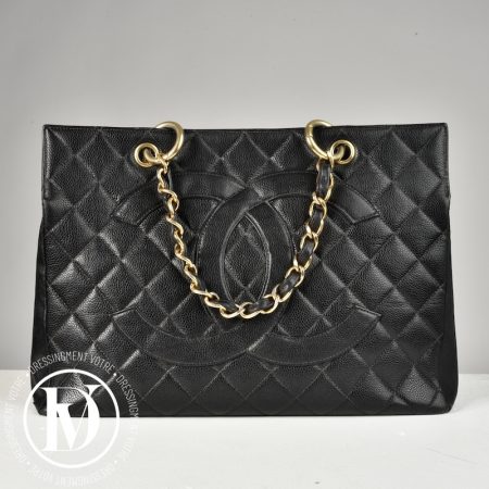Cabas GST en cuir caviar noir - Chanel Dressingment Votre